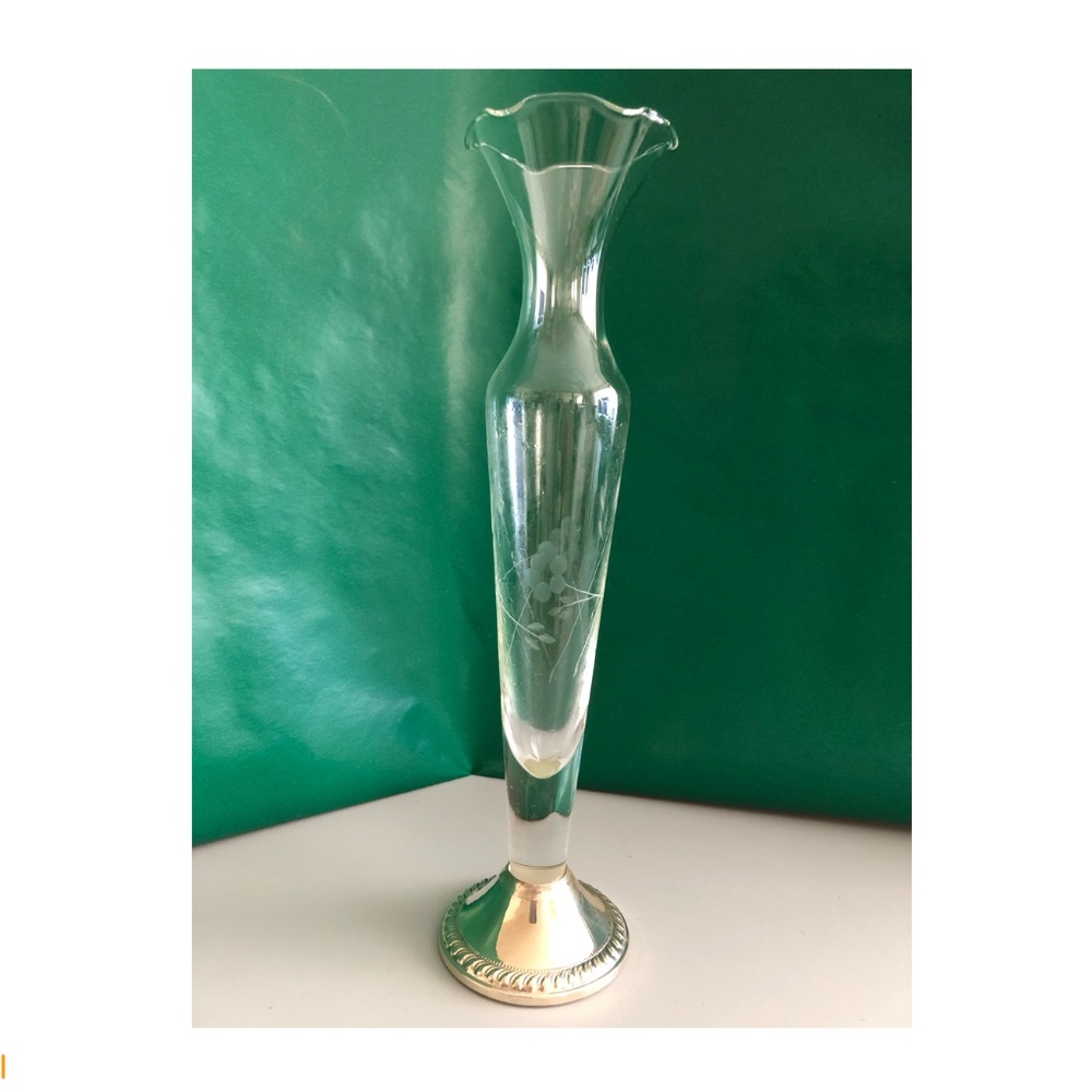 Handblown Crystal and Sterling by Duchin
